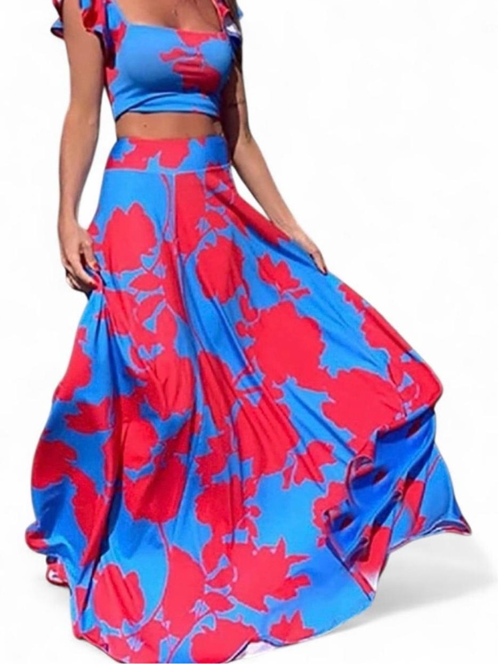 Vakkest Floral 2 Piece Set in a Size S